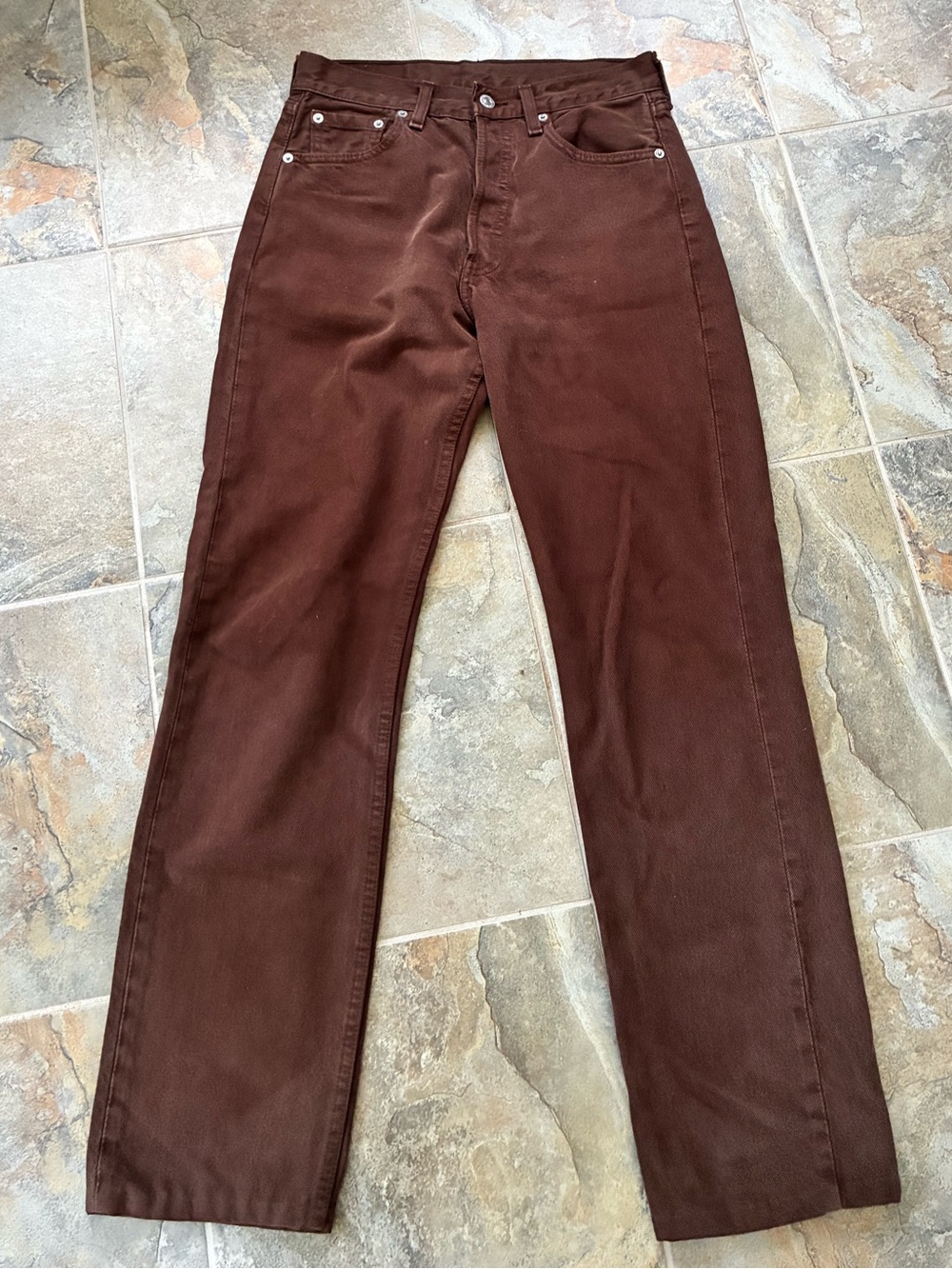 Vintage Brown Levi’s 501s